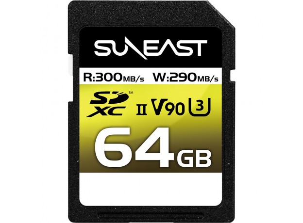 Thẻ nhớ SDXC Suneast 64GB 300MB/s UHS-II V90 Series