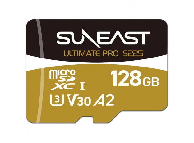 Thẻ nhớ microSDXC Suneast 128GB 208MB/s UHS-I V30 S225 Gold Series