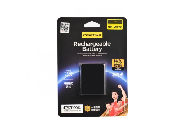 Pin sạc Pisen NP-W126(New) dùng cho Fujifilm