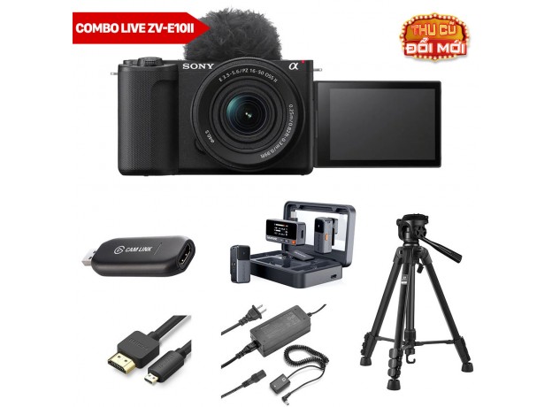 Combo livestream khởi đầu Sony ZV-E10 II