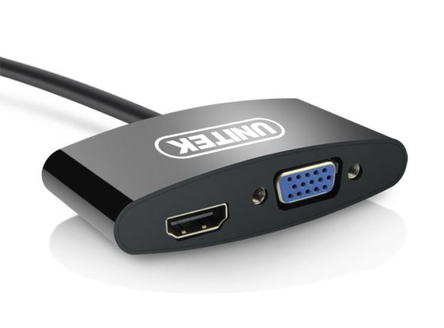 Cáp chuyển Mini DisplayPort to VGA HDMI Unitek