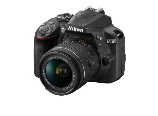 Nikon D3400 + AF-P DX 18-55mm F/3.5-5.6G VR - Likenew 95% / Chụp 10k shot