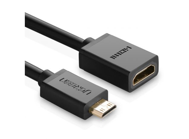 Cáp Mini HDMI to HDMI Female Ugreen 20137 (20cm)