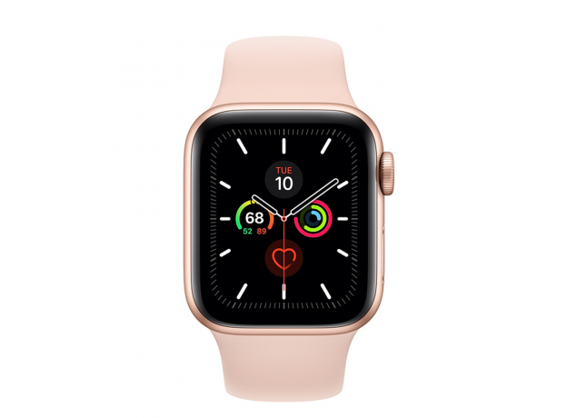 MWWJ2 - Apple Watch Series 5 Gold Aluminum Case with Sport Band (GPS + Cellular - 44mm) (Chính hãng VN/A)