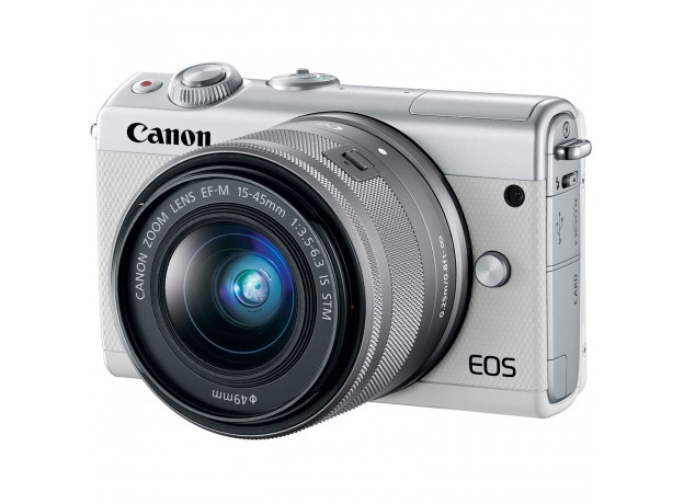 Canon EOS M100 + Kit 15-45mm / Mới 95%/ Màu trắng
