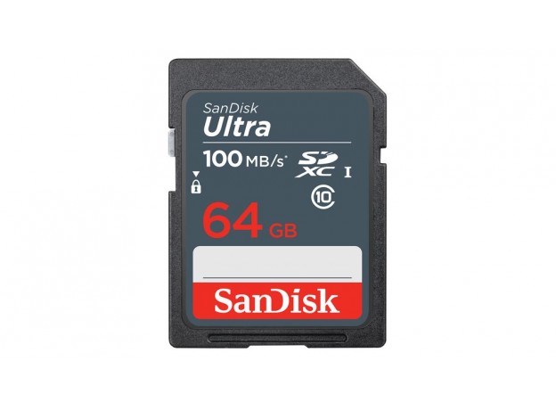 Thẻ nhớ SD Ultra SanDisk 64GB Class 10 - 100MB/s